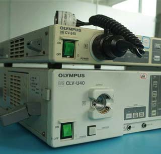 Olympus CLV-240 Xenon Endoscopy Light Source & CV-240 Video Processor