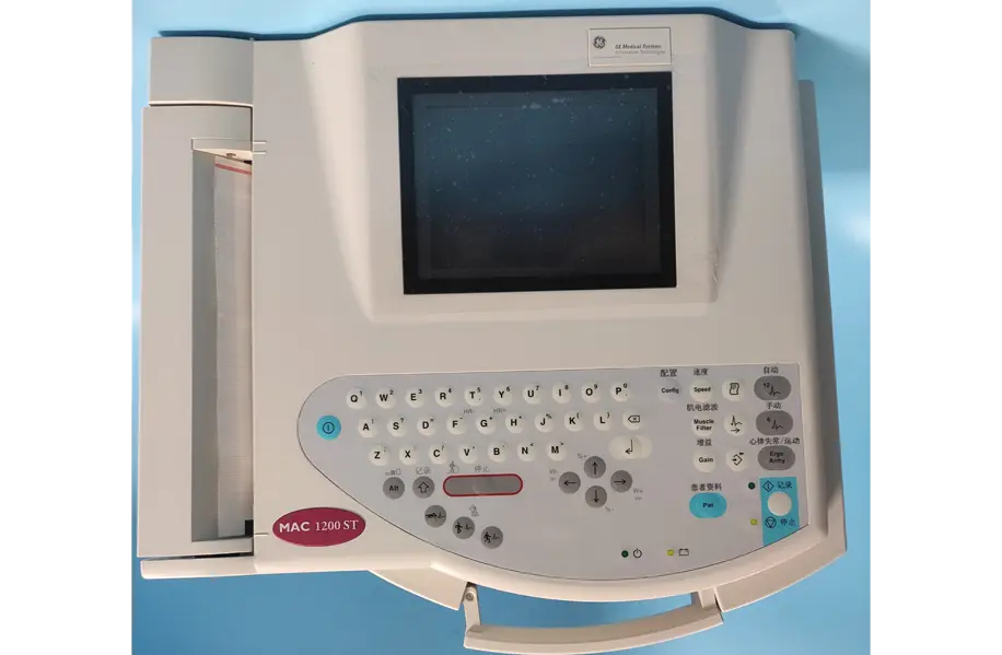 ge mac 1200 st ecg machine